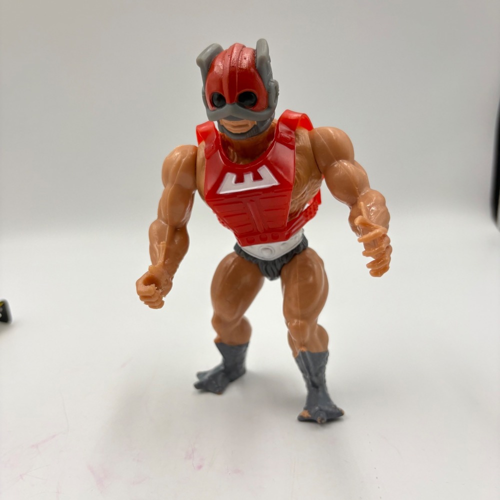 Mattel Zodac Action Figure MOTU 5.5" Red Grey Vintage 1982 Good Cosmic Enforcer